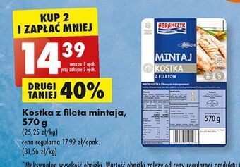 Biedronka Mintaj kostka abramczyk oferta