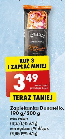 Biedronka Zapiekanka pepperoni donatello oferta