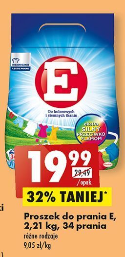 Biedronka Proszek do kolorowych i ciemnych tkanin e oferta