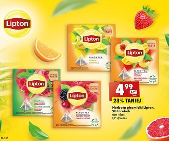 Biedronka Herbata forest fruit lipton fruit infusion oferta