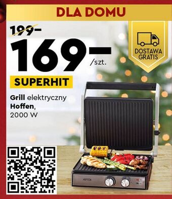 Biedronka Grill elektryczny 2000 w hoffen oferta