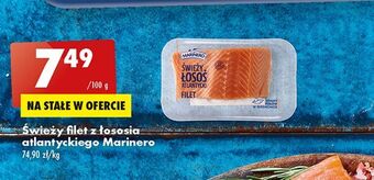 Biedronka Łosoś atlantycki świeży filet marinero oferta