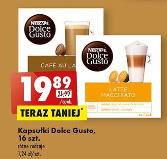 Biedronka Kawa cafe au lait nescafe dolce gusto oferta