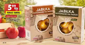 Biedronka Jabłka gotowane na parze z cynamonem oferta