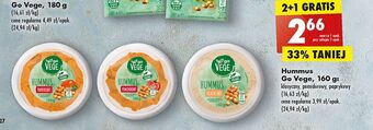 Biedronka Pasta hummus pomidorowy govege oferta