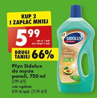 Biedronka Płyn do mycia paneli z olejkiem awokado sidolux expert oferta