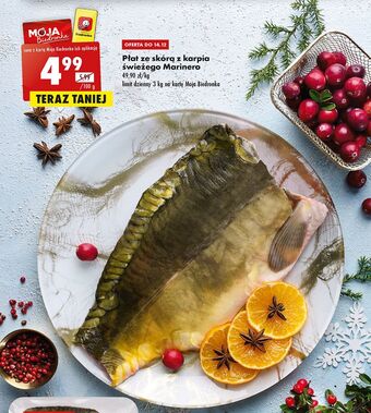 Biedronka Płat z karpia ze skórą marinero oferta
