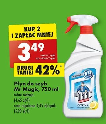 Biedronka Płyn do szyb cytryna mr magic oferta
