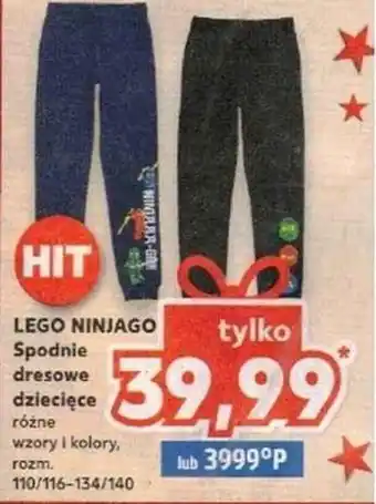 Kaufland Lego Ninjago Spodnie dresowe dziecięce różne wzory i kolory, rozm. 110/116-134/140 oferta