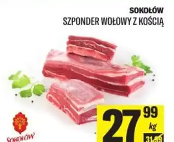 TomiMarkt Sokołów szonder wołowy z kością 1kg oferta