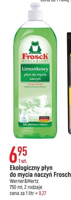 E.Leclerc Płyn do mycia naczyń limonkowy frosch oferta