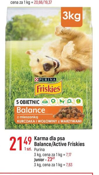 E.Leclerc Karma dla psa balance friskies vitafit oferta