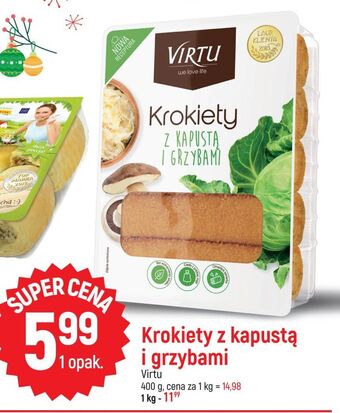 E.Leclerc Krokiety z kapustą i grzybami virtu oferta