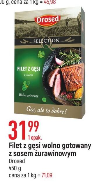 E.Leclerc Filet z piersi gęsi wolno gotowany drosed oferta