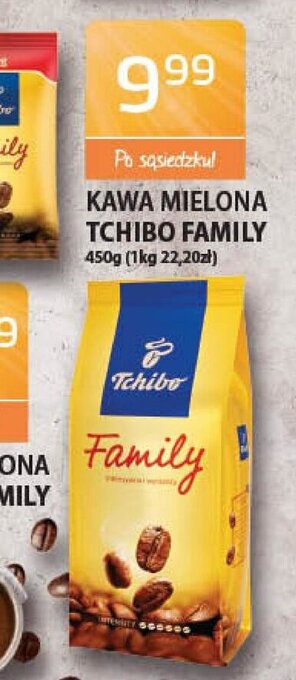 ABC Kawa mielona Tchibo Family 450g oferta
