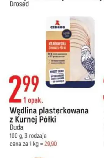 E.Leclerc Wędlina plasterkowana z Kurnej Półki 100g oferta