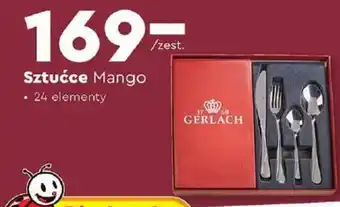 Biedronka Gerlach Sztućce Mango 24 elementy oferta