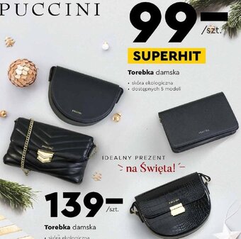 Biedronka Puccini Torebka damska 5 modeli do wyboru oferta