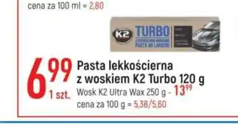 E.Leclerc Pasta lekkościerna z woskiem K2 Turbo 120g oferta