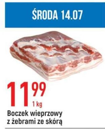 E.Leclerc Boczek wieprzowy z żebrami ze skórą 1kg oferta