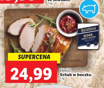 Lidl Krakus Schab w boczku 1kg oferta