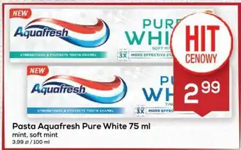 Lewiatan Pasta Aquafresh Pure White 75ml oferta