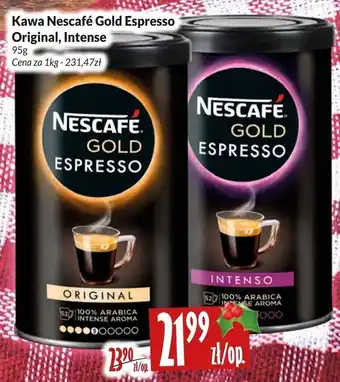 Hala Wola Nescafe kawa gold espresso original, intense 95g oferta