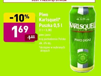 ALDI Piwo 1 PUSZ 500 ML oferta