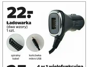 Netto Ładowarka samochodowa usb 1 SZT oferta