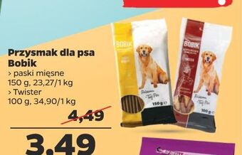 Netto Przysmak dla psa paski mięsne bobik oferta