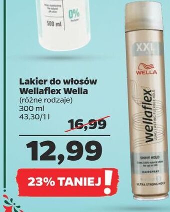 Netto Lakier do włosów shiny hold wellaflex oferta