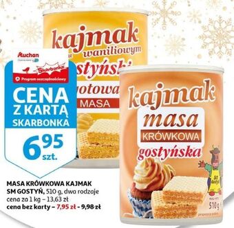 Auchan Masa kajmakowa waniliowa gostyń oferta