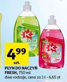 Auchan Płyn do mycia naczyń granat k fresh oferta