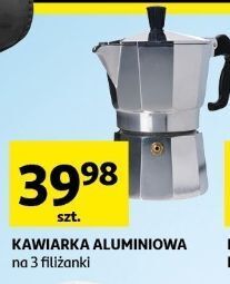 Auchan Kawiarka aluminiowa na 3 filiżanki oferta