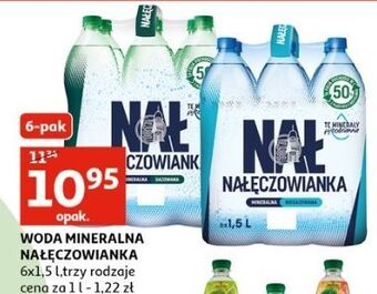Auchan Woda gazowana nałęczowianka oferta