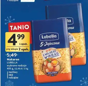 Intermarche Makaron 5-jaj krajanka lubella jajeczna oferta