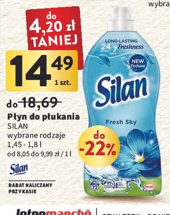 Intermarche Płyn do płukania fresh sky silan classic oferta