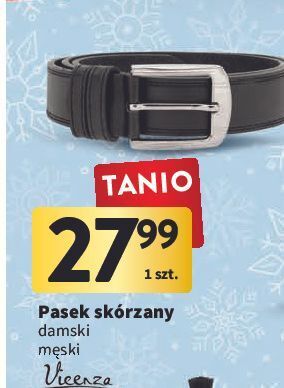 Pasek skórzany męski