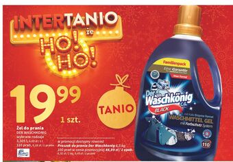 Intermarche Żel do prania black der waschkonig oferta