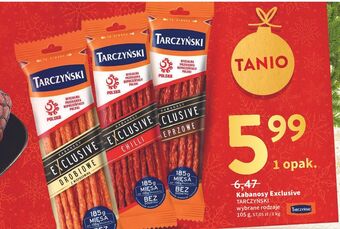 Intermarche Kabanosy wieprzowe tarczyński exclusive oferta