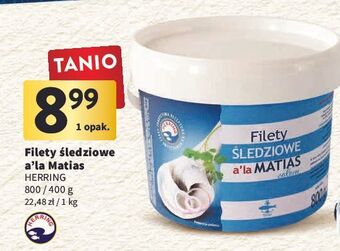 Intermarche Filety śledziowe matjas herring oferta