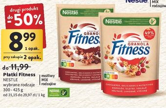Intermarche Płatki granola z pestkami dyni i żurawiną fitness (nestle) oferta