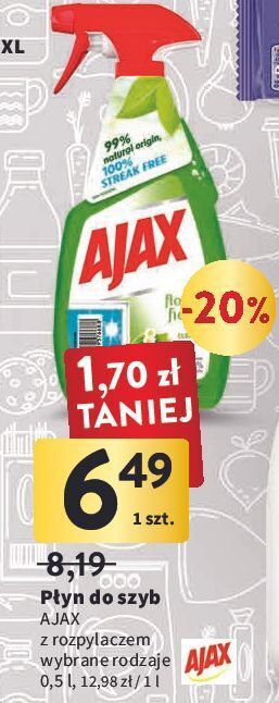 Intermarche Płyn do szyb wiosenny bukiet ajax floral fiesta oferta
