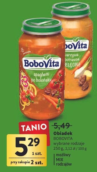 Intermarche Warzywa w potrawce z cielęciną bobovita oferta