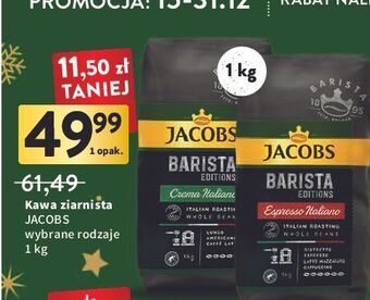Intermarche Kawa jacobs barista editions crema italiano oferta