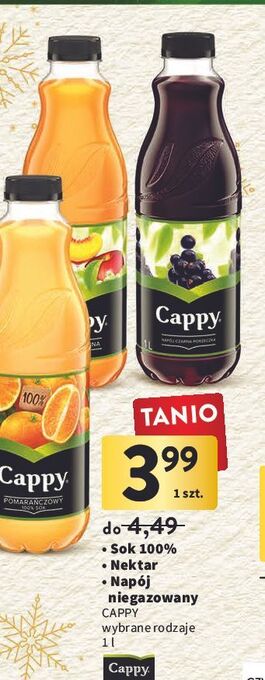 Intermarche Sok pomarańczowy cappy oferta