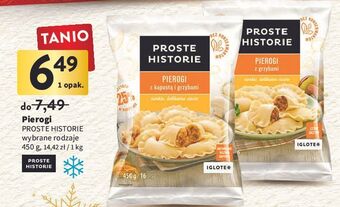 Intermarche Pierogi z kapustą i grzybami iglotex proste historie oferta