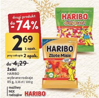 Intermarche Żelki haribo jelly beans oferta