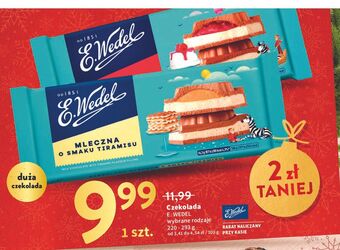 Intermarche Czekolada mleczna o smaku panna cotta e. wedel oferta