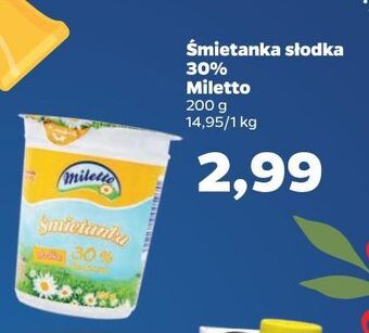 Netto Śmietanka 30 % miletto oferta